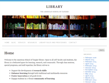 Tablet Screenshot of library.astblogs.org